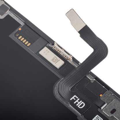 ZY Touchscreen Display for Apple iPhone 12 / 12 Pro, with Frame, In-Cell IC Movable LCD Version, Black