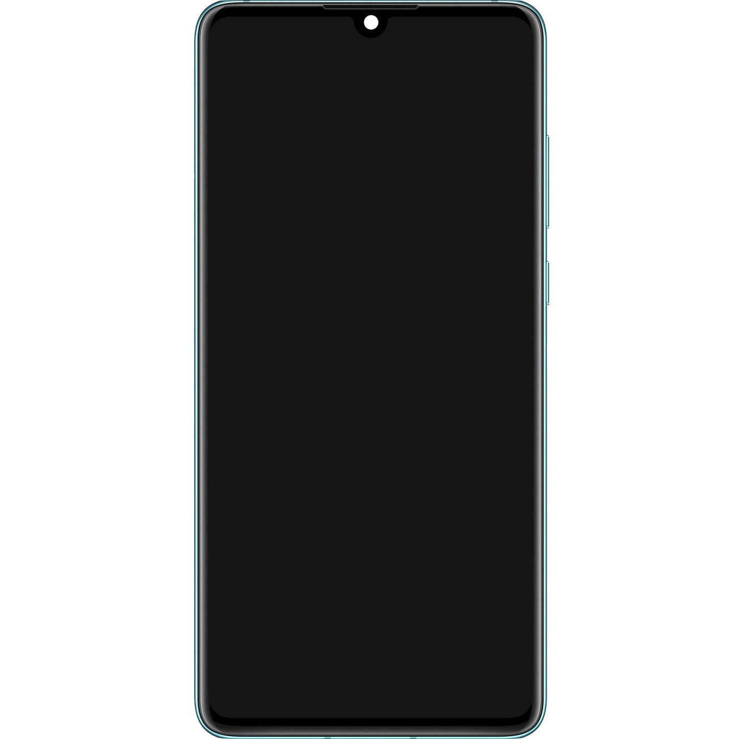 Huawei P30 Touchscreen Display, with Frame and Battery, Blue (Breathing Crystal), Service Pack 02354HMF