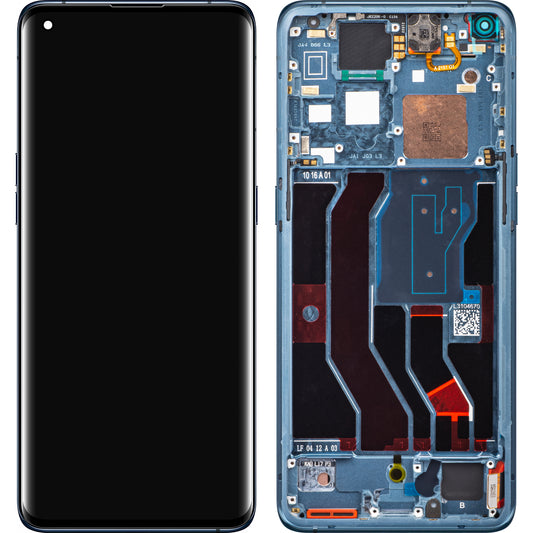 Oppo Find X3 Pro Touchscreen Display, with Frame, Blue, Service Pack 490666613