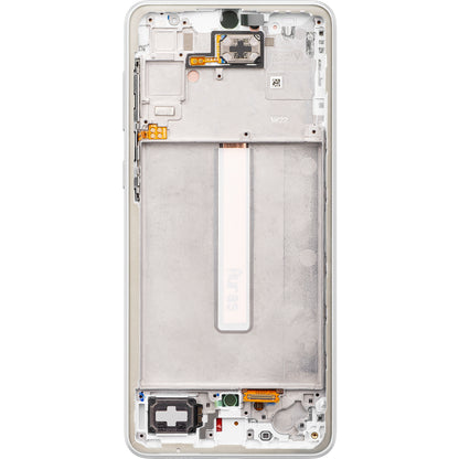 Display with Touchscreen Samsung Galaxy A33 5G A336, with Frame, White, Service Pack GH82-28143B