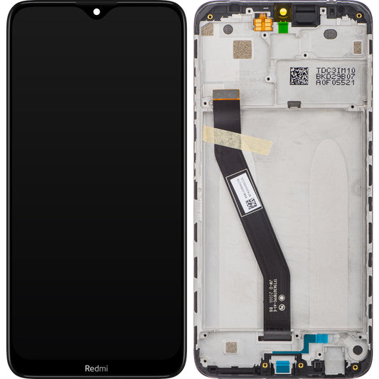 Xiaomi Redmi 8 Touchscreen Display, with Frame, Black, Service Pack 5600040C3I00