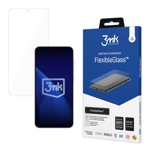 3MK FlexibleGlass Screen Protector for Samsung Galaxy A57 5G, Flexible Glass, Full Glue