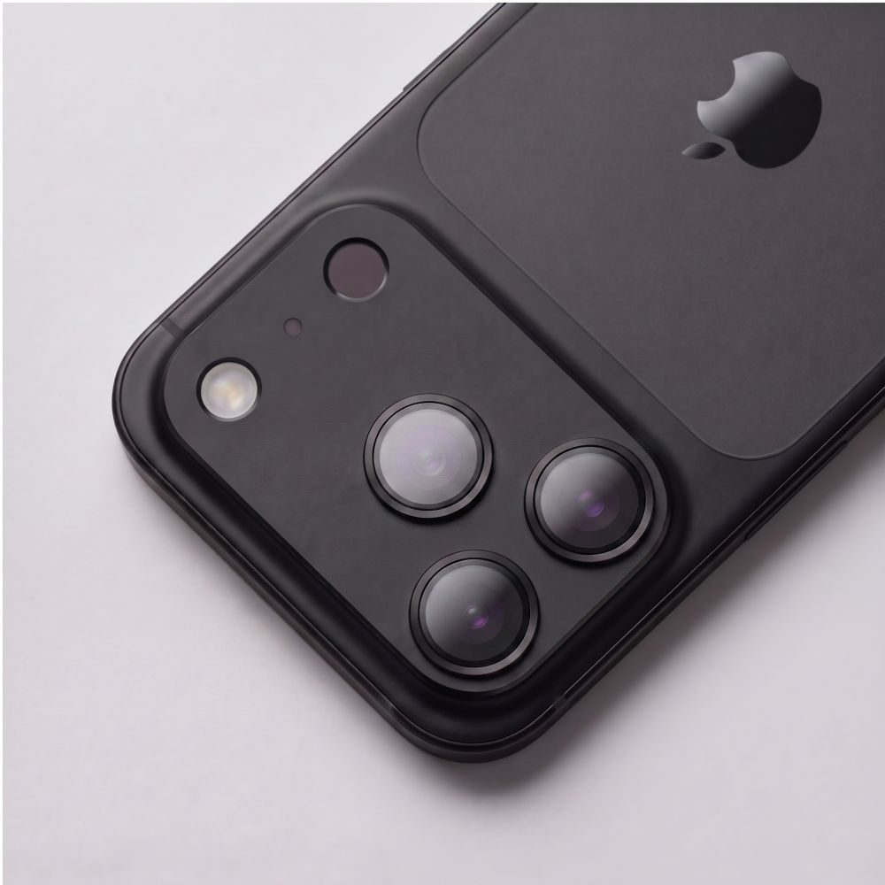 Tech-Protect CamFull Fit+ Rear Camera Protective Film for Apple iPhone 18 Pro, Tempered Glass, Black