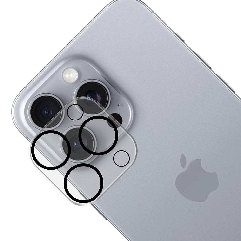 3MK Pro Full Cover Rear Camera Protection Film for Apple iPhone 14 Pro, Tempered Glass, Transparent