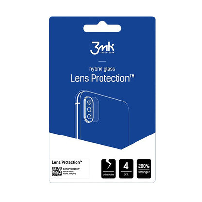 Back Camera Protection Film 3MK Protection for Xiaomi Redmi Note 15 Pro+ 5G, Flexible Glass, Set of 4 pieces, Transparent