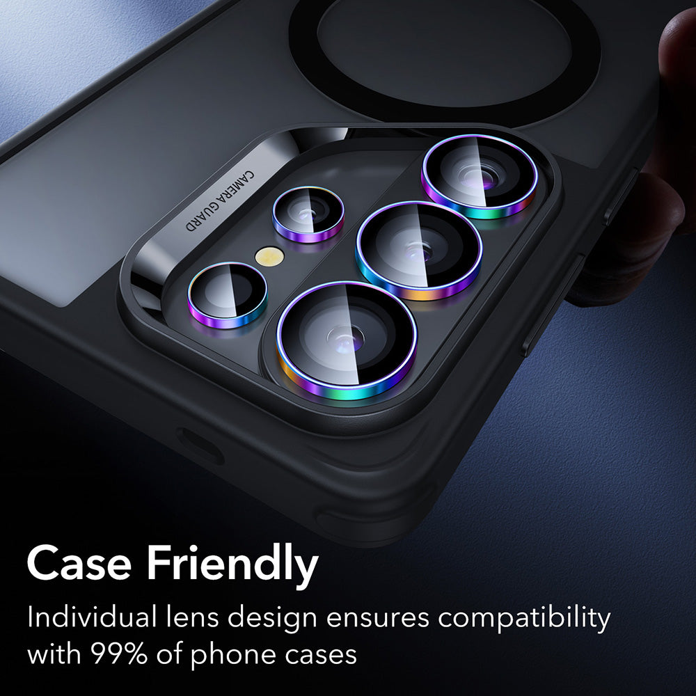 ESR Armorite Rear Camera Protector for Samsung Galaxy S26 Ultra S948, Tempered Glass, Multicolor