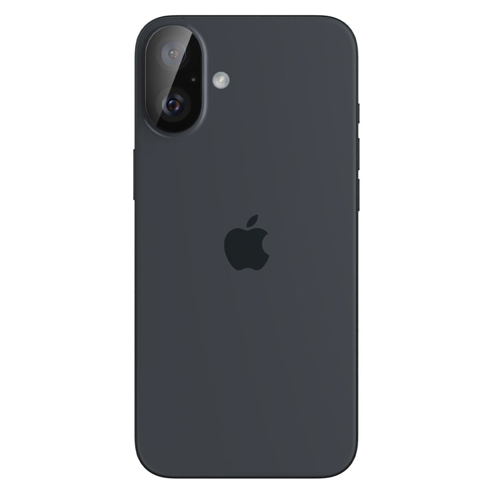 Spigen GlastR Optik Rear Camera Protector for Apple iPhone 16 Plus / 16, Tempered Glass, Set of 2 pieces, Black AGL07922