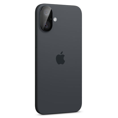 Spigen GlastR Optik Rear Camera Protector for Apple iPhone 16 Plus / 16, Tempered Glass, Set of 2 pieces, Black AGL07922