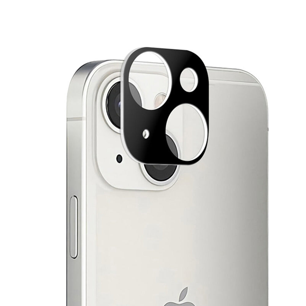Techsuit Rear Camera Protective Film for Apple iPhone 13 mini / 13, Tempered Glass, Black