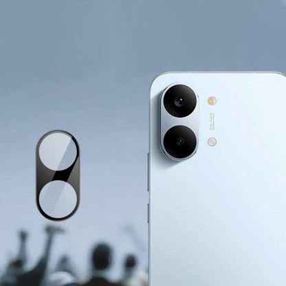 Techsuit Rear Camera Protection Film for Xiaomi Poco X8 Pro, Tempered Glass, Black