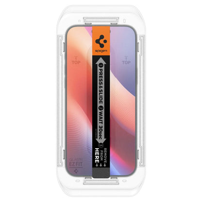 Spigen EZ FIT Screen Protector for Apple iPhone 16 Pro Max, Tempered Glass, Full Glue AGL07914