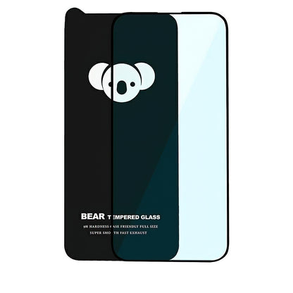 Bear HD Screen Protector Film for Samsung Galaxy S25 FE, Tempered Glass, Full Glue, Black