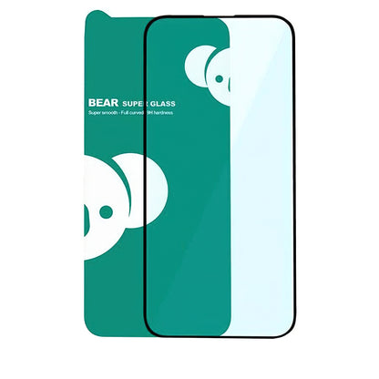 Bear Super Hard Screen Protector for Apple iPhone 17, Tempered Glass, Full Glue, 3D, Black