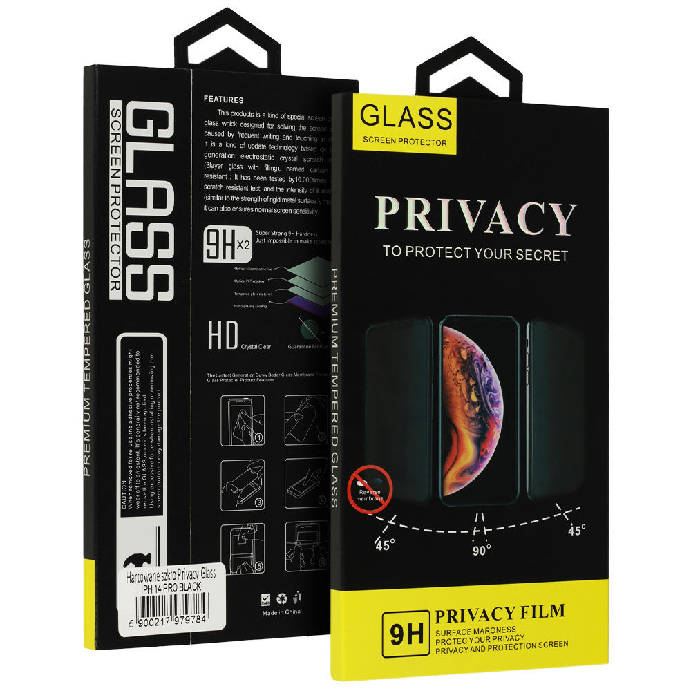OEM Privacy Screen Protector Film for Apple iPhone 18 Pro, Tempered Glass, Full Glue