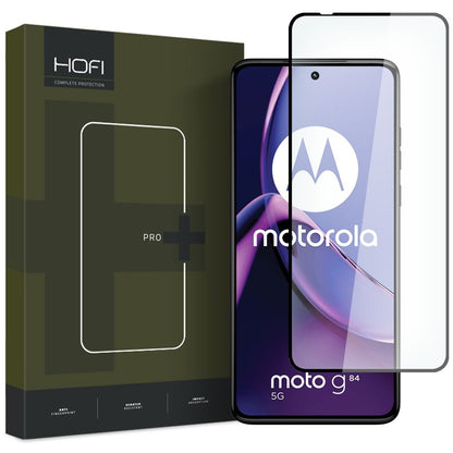 HOFI PRO+ Screen Protector for Motorola Moto G84, Tempered Glass, Full Glue, Black