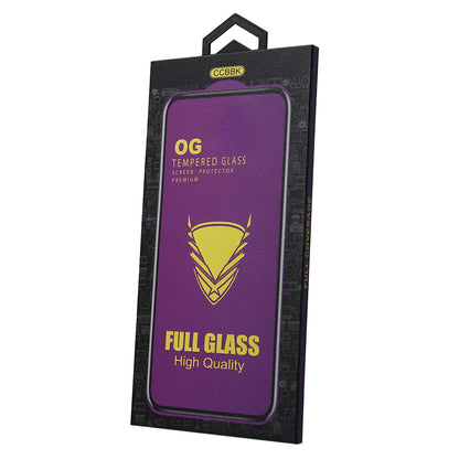 OEM OG Premium Screen Protector for Samsung Galaxy A15 5G A156 / A15 A155 / A25 A256, Tempered Glass, Full Glue, Black