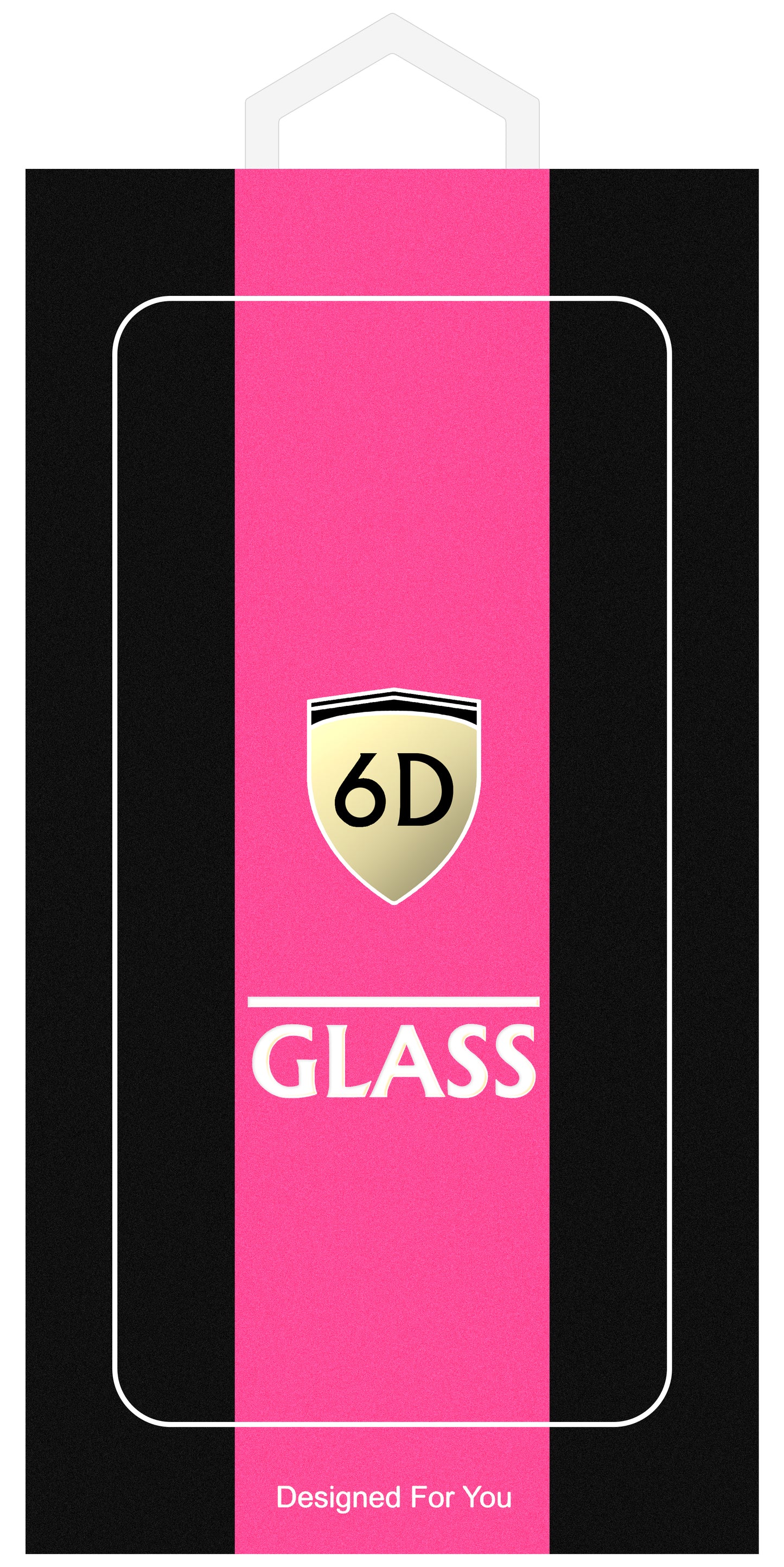 OEM Screen Protector Film for Samsung Galaxy A55 5G A556, Tempered Glass, Full Glue, 6D, Black