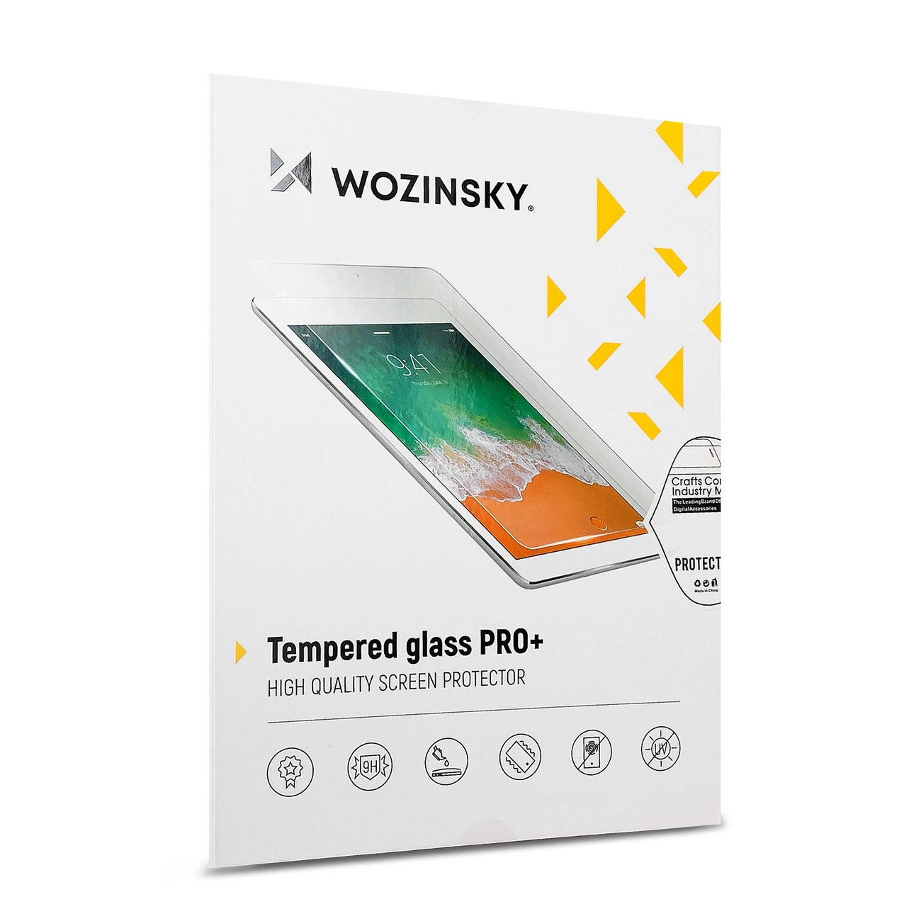 WZK Screen Protector for Apple iPad Air 13 (2024), Tempered Glass, Full Glue