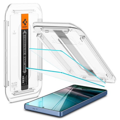 Spigen GlastR EZ FIT HD Screen Protector for Samsung Galaxy S25 Ultra S938, Tempered Glass, Full Glue, Set of 2 pieces AGL09082