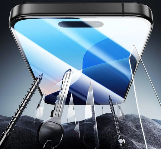 ESR Armorite Screen Protector for Apple iPhone 16 Pro Max, Tempered Glass, Full Glue, Black