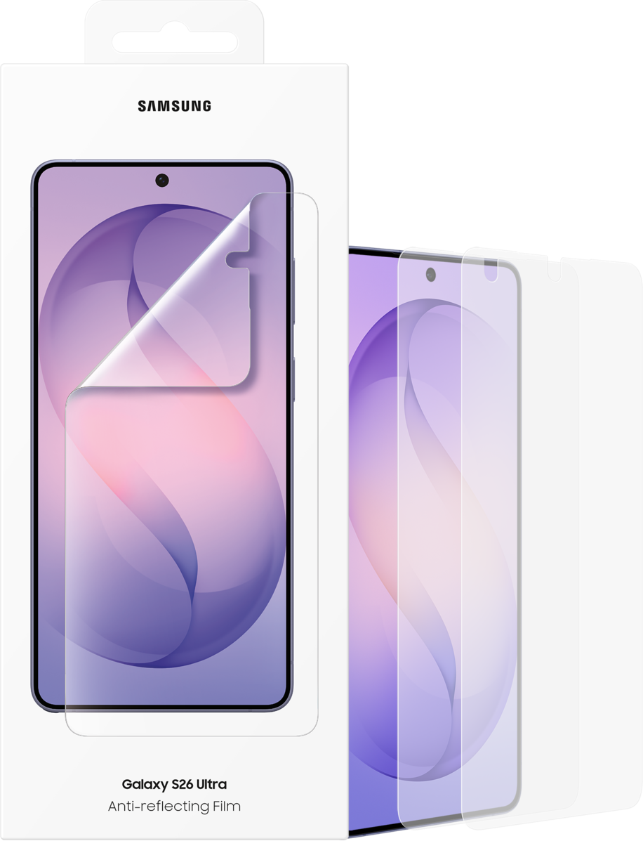Anti-reflecting Screen Protector for Samsung Galaxy S26 Ultra S948, Plastic, Set of 2 pieces EF-US948CTEGWW