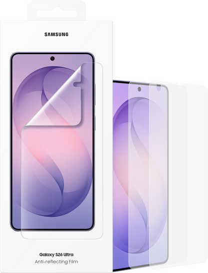 Anti-reflecting Screen Protector for Samsung Galaxy S26 Ultra S948, Plastic, Set of 2 pieces EF-US948CTEGWW