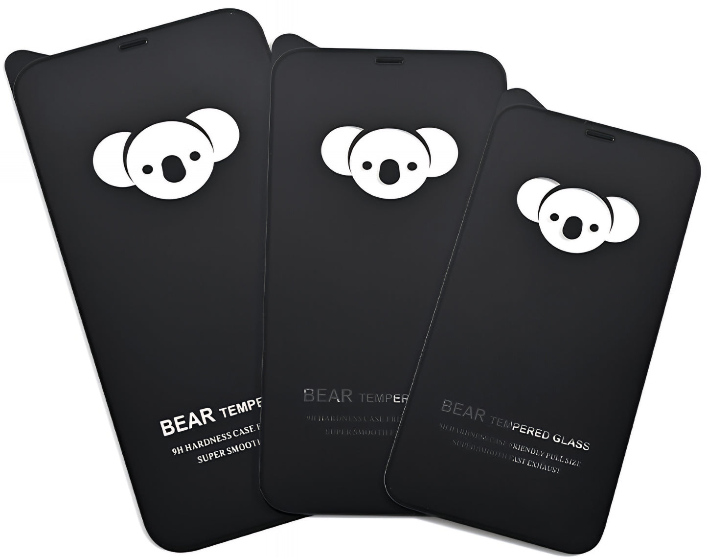 Bear HD Screen Protector for Apple iPhone 17 Air, Tempered Glass, Full Glue, Black