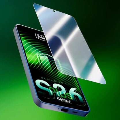 3MK FlexibleGlass Screen Protector for Samsung Galaxy S26 Plus, Flexible Glass, Full Glue, Transparent