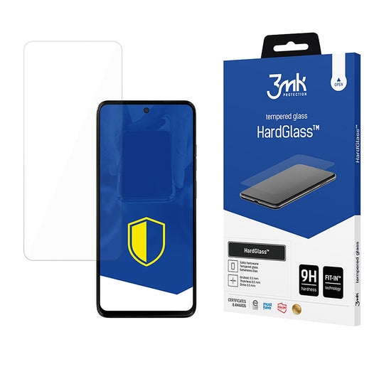 3MK HardGlass Screen Protector for Motorola Moto G15 / G15 Power / E15 / G05, Tempered Glass, Full Glue