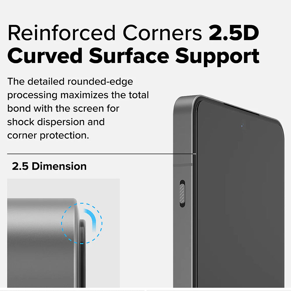 Ringke Screen Protector for OnePlus 13R, Tempered Glass, Full Glue, Set of 2 Pieces