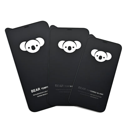 Bear HD Screen Protector Film for Samsung Galaxy A17 4G / A17 5G / A16 5G A166 / A16 4G A165, Tempered Glass, Full Glue, Black