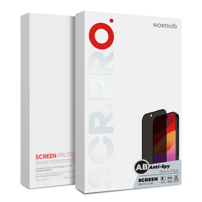 Northjo Privacy Screen Protector for Samsung Galaxy S26 FE, Tempered Glass, Full Glue, Set of 2 pieces