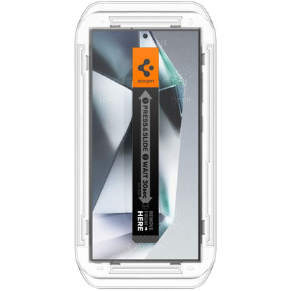 Spigen EZ FIT Privacy Screen Protector for Samsung Galaxy S24 Ultra S928, Tempered Glass, Full Glue, Set of 2 pieces