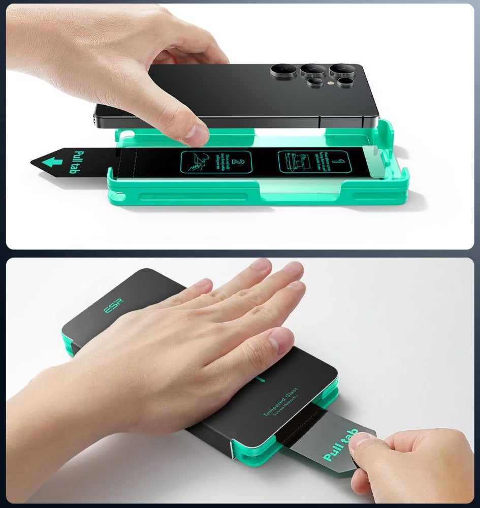 ESR Screen Protector for Samsung Galaxy S25 Ultra S938, Tempered Glass, Full Glue, Set of 2 Pieces