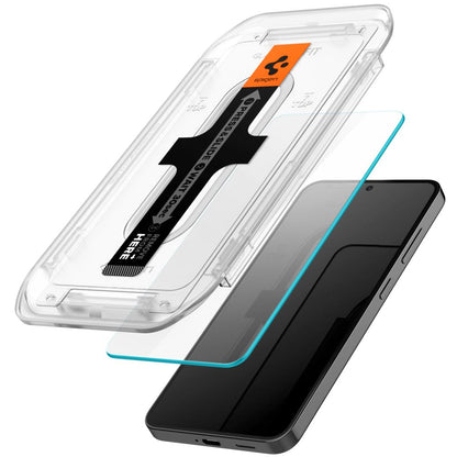 Spigen GlastR EZ FIT Screen Protector for Samsung Galaxy S25+ S936 / S24+ S926, Tempered Glass, Full Glue, Set of 2 pieces AGL07432