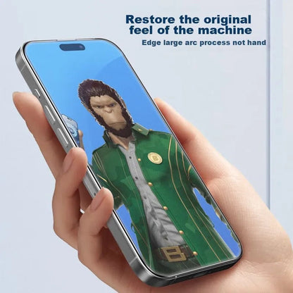 Blueo Anti-Glare Screen Protector Film for Apple iPhone 11 Pro Max / XS Max, Tempered Glass, Full Glue, Black