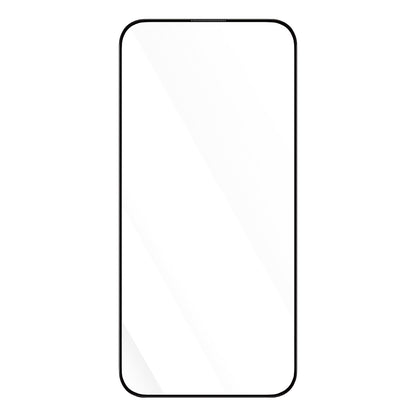 Blueo Anti-Reflective HD Screen Protector with Applicator Pro for Apple iPhone 16 / 15, Tempered Glass, Full Glue, Black