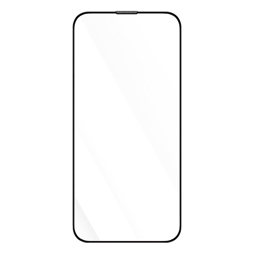 Blueo Anti-Reflective HD Screen Protector Film for Apple iPhone 14 Plus / 13 Pro Max, Tempered Glass, Full Glue, Black