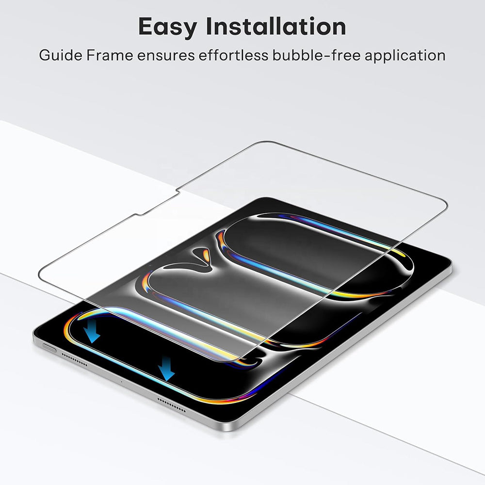 Blueo HD Screen Protector Film for Apple iPad Pro 12.9 (2022) / Pro 12.9 (2021) / Pro 12.9 (2020), Tempered Glass, Full Glue