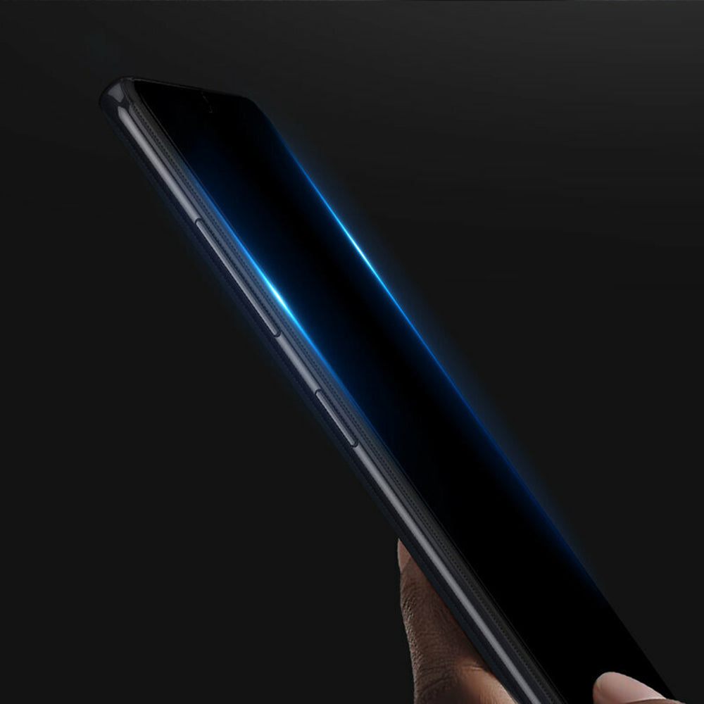DUX DUCIS Screen Protector for Samsung Galaxy M35, Tempered Glass, Edge Glue, Black