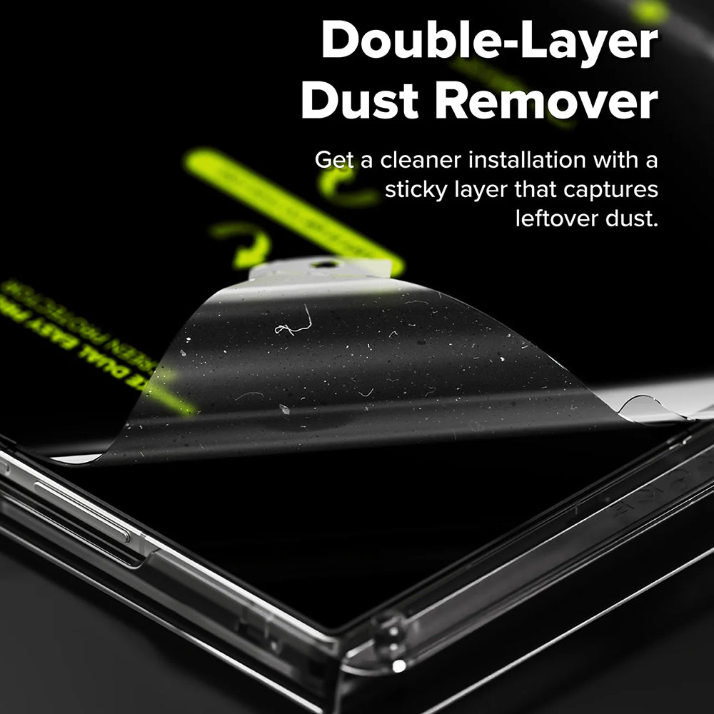 Ringke Dual Easy Pro Inner Screen Protector Film for Samsung Galaxy Z Fold7 F966, Plastic, Set of 2 pieces