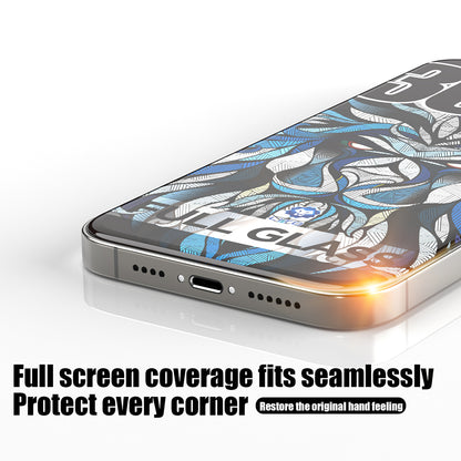 Lito D+ Max 300C Screen Protector for Apple iPhone 15, Tempered Glass, Full Glue