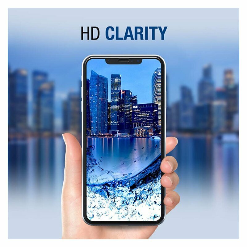 Lito HD Pro Clear Screen Protector for Samsung Galaxy A36 A366, Tempered Glass, Full Glue, Black