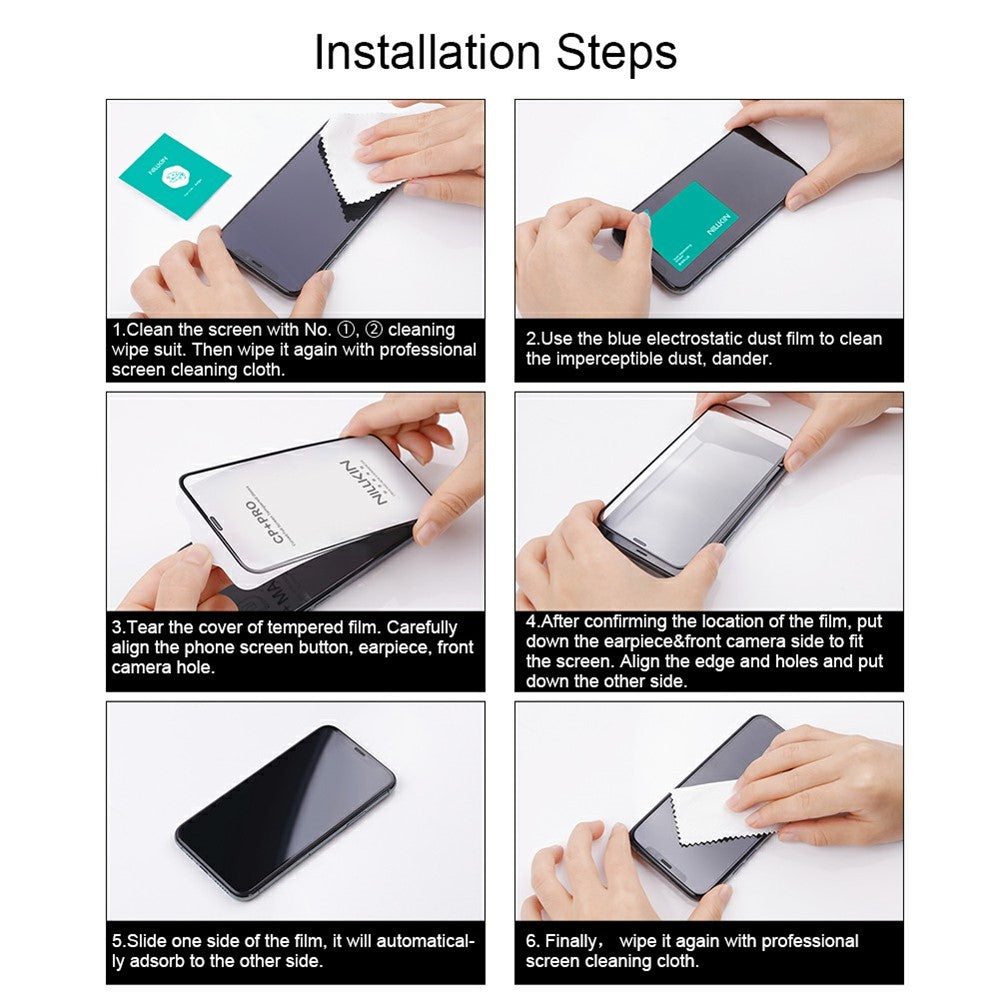 Nillkin CP+ Pro Screen Protector for Samsung Galaxy S26 FE S741 / S25 FE, Tempered Glass, Full Glue, Black