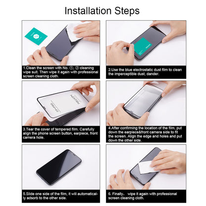 Nillkin CP+ Pro Screen Protector for Xiaomi 15T Pro / 15T, Tempered Glass, Full Glue, Black
