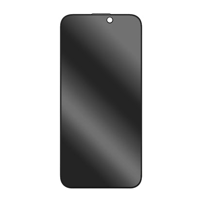 Privacy Screen Protector Blueo Anti-Peep for Apple iPhone 16 / 15, Tempered Glass, Full Glue