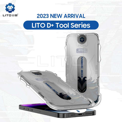 Privacy Screen Protector Lito Magic Glass Box D+ Tools for Apple iPhone XS Max, Tempered Glass, Full Glue