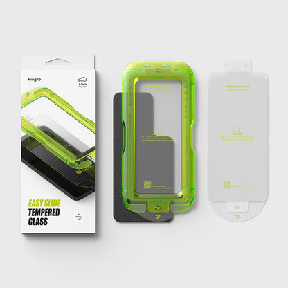 Ringke Easy Slide Screen Protector for Samsung Galaxy A57 5G, Tempered Glass, Full Glue, Set of 2 Pieces