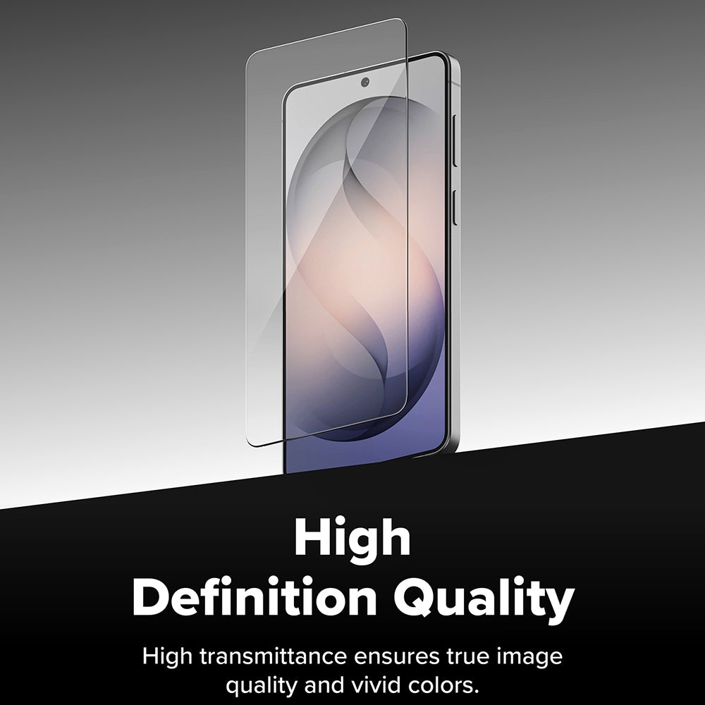 Ringke Easy Slide Screen Protector for Samsung Galaxy S26 S942, Tempered Glass, Full Glue, Set of 2 Pieces