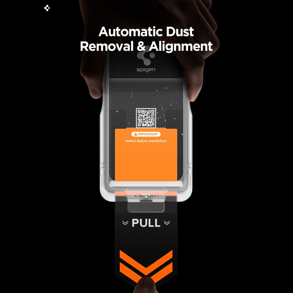 Spigen GlastR EZ FIT Pro HD Screen Protector for Samsung Galaxy S26 S942, Tempered Glass, Full Glue, Set of 2 pieces AGL11095